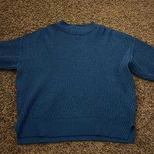 Aerie never worn BLUE CUTE SWEATER!